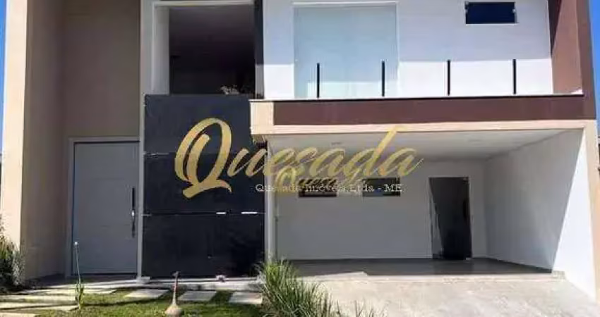 Sobrado à venda, 4 suítes, planejados, piscina, lareira, Condomínio Milano, Indaiatuba.
