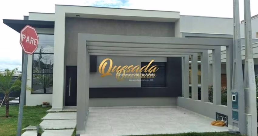 Casa térrea nova, à venda, 3 quartos, ofurô, Condomínio Vila Rica, Indaiatuba.