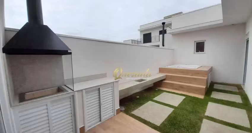 Casa assobradada nova à venda, 3 quartos, 1 suíte, condomínio gran reserve, indaiatuba.