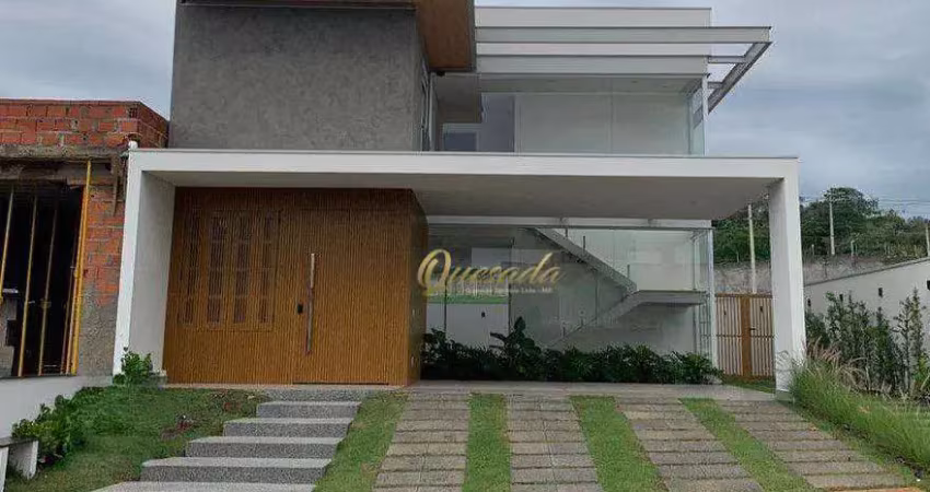 Sobrado novo, 3 suítes, piscina, planejados, escritório, Condomínio London Park, Indaiatuba.