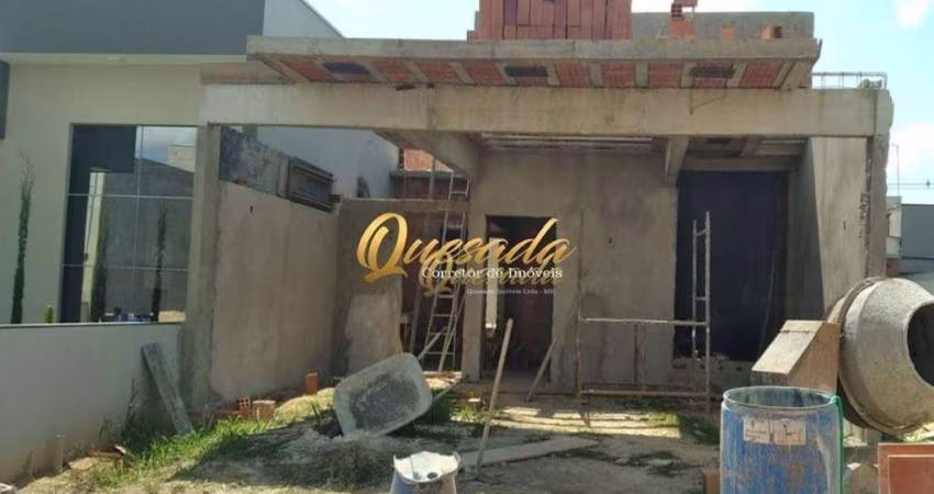 Casa térrea nova à venda, 3 quartos, 1 suíte, Condomínio Toscana, Indaiatuba.
