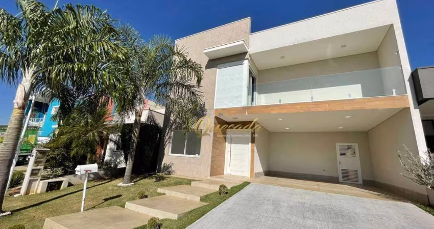 Sobrado para locação, 3 suítes, planejados, piscina, escritório, Condomínio Maria Dulce, Indaiatuba.