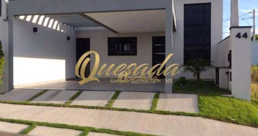 Casa térrea nova, à venda, 3 dormitórios, 1 suíte, planejados, Condomínio Vila Ytu, Indaiatuba.