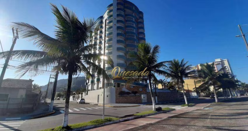 Apartamento à venda, 2 quartos, 1 suíte, frente ao mar, Vila Veracruz, Mongaguá.