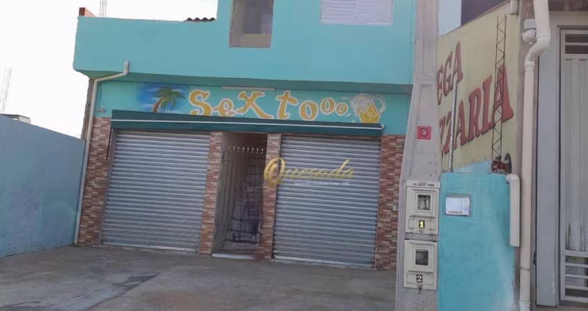 Salão comercial + casa, 2 WC no salão, Jardim dos Sabiás, Indaiatuba.