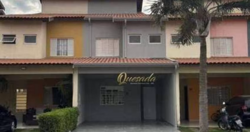 Sobrado á venda, 3 quartos, 1 suíte, planejados, quintal, no Condomínio Maria bonita, Indaiatuba.
