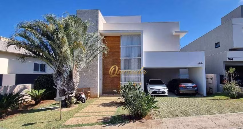 Sobrado semi novo à venda, 5 suítes, piscina, Condomínio Jardim Paradiso, Indaiatuba.
