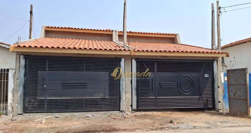 Casa térrea nova, à venda, 3 dormitórios, 1 suíte, planejados, Parque Boa Esperança, Indaiatuba.
