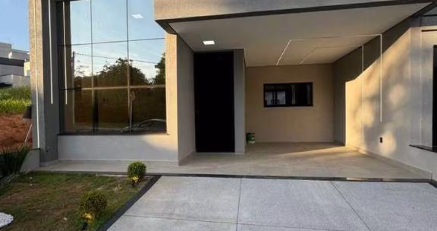 Casa nova à venda, 3 quartos, 1 suíte, planejados, Condomínio Gran Reserve, Indaiatuba.