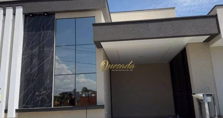 Casa assobradada, à venda, 3 dormitórios, 1 suíte, Condomínio Gran Reserve, Indaiatuba.