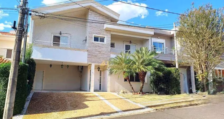 Sobrado à venda, 4 suítes, piscina, hidromassagem, planejados, condomínio villa romana, indaiatuba.