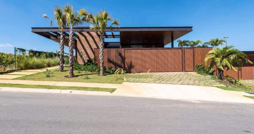 Casa térrea à venda, 6 suítes, piscina, planejados, Condomínio Reserva Petrus, Indaiatuba.