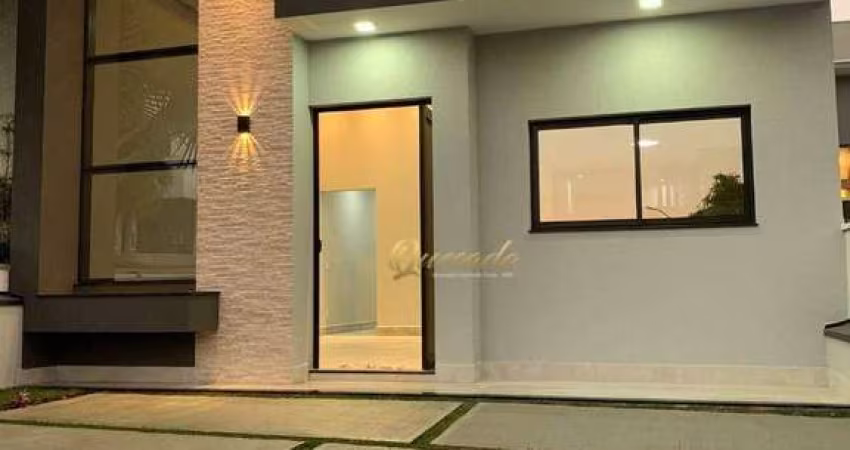 Casa térrea nova, à venda, 3 quartos, 1 suíte, planejados, Condomínio Vista Verde, Indaiatuba.