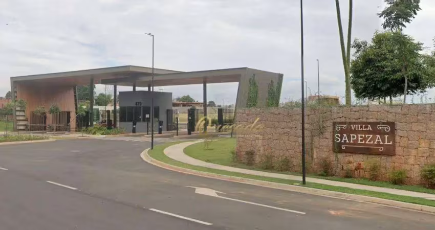 Terreno residencial à venda, plano, 360 m², condomínio villa sapezal, indaiatuba.