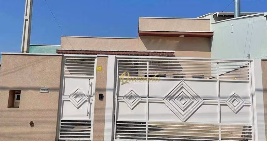 Casa térrea à venda, 2 dormitórios, 1 suíte, quintal grande, Jardim União, Indaiatuba.