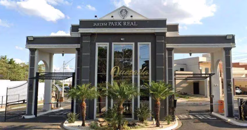 Terreno residencial à venda, 150 m², condomínio park real, indaiatuba.