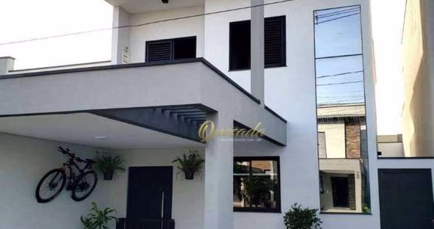 Sobrado para locação, 3 quartos, planejados, elevador, Condomínio Park Real, Indaiatuba.