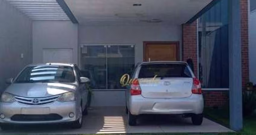 Sobrado semi novo, à venda, 3 dormitórios, 1 suíte, sacada, Condomínio Park Real, Indaiatuba.