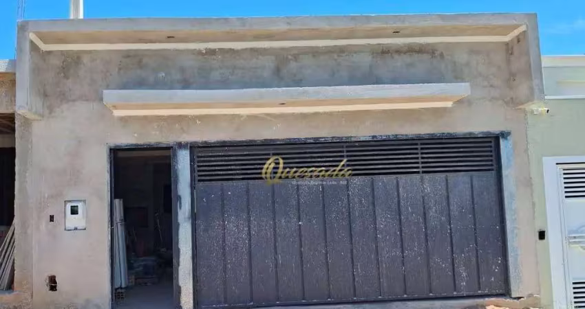 Casa térrea em construção, à venda, 3 dormitórios, 1 suíte, jardim residencial nova veneza, indaiatuba.