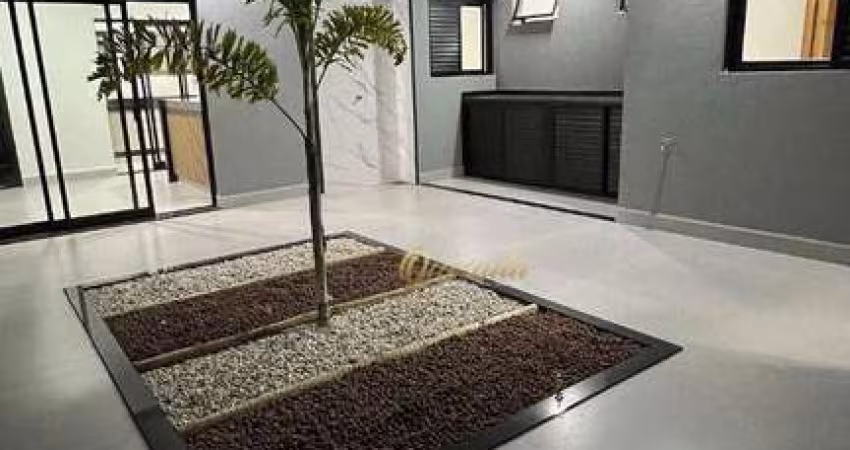 Casa térrea nova, à venda, 3 suítes, planejados, Condomínio Residencial Viena, Indaiatuba.