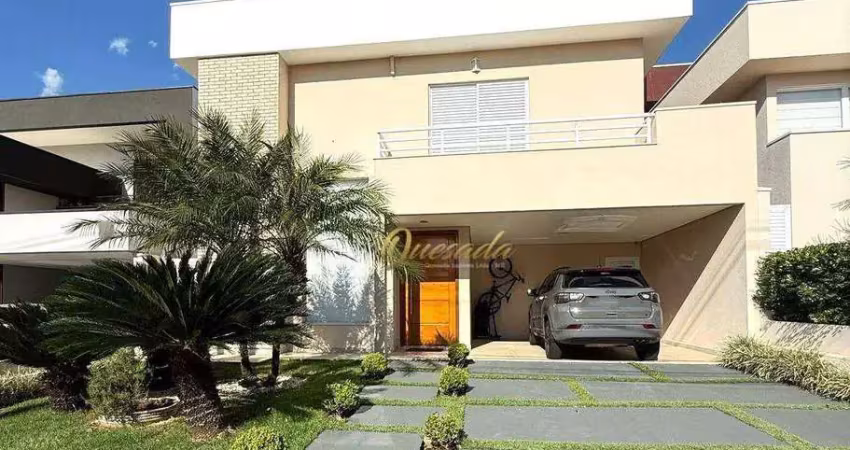 Sobrado para locação, 3 dormitórios, 1 suíte, piscina, planejados, condomínio altos de itaici, indaiatuba.