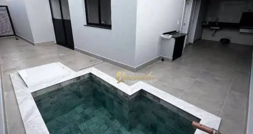 Sobrado à venda, 3 dormitórios, 1 suíte, planejados, piscina, jardim casablanca, indaiatuba.