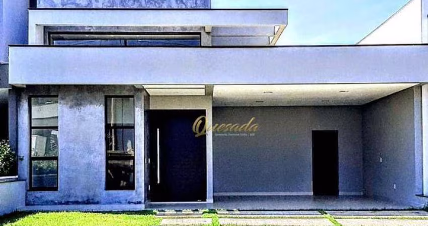 Casa térrea nova, à venda, 3 suítes, planejados, piscina, Condomínio Viena, Indaiatuba.