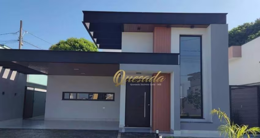 Casa térrea nova, à venda, 3 dormitórios, suíte, Condomínio Lagos D'Icaraí, Salto.