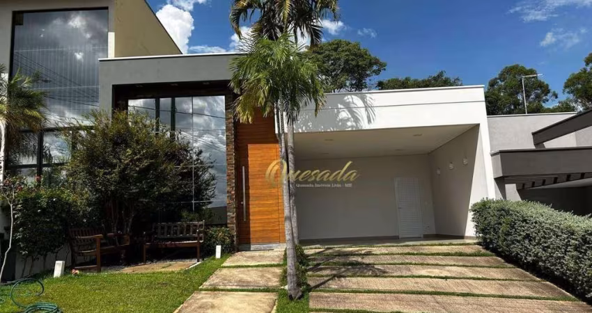 Casa térrea, à venda, 3 dormitórios, planejados, piscina, Condomínio Viena, Indaiatuba.