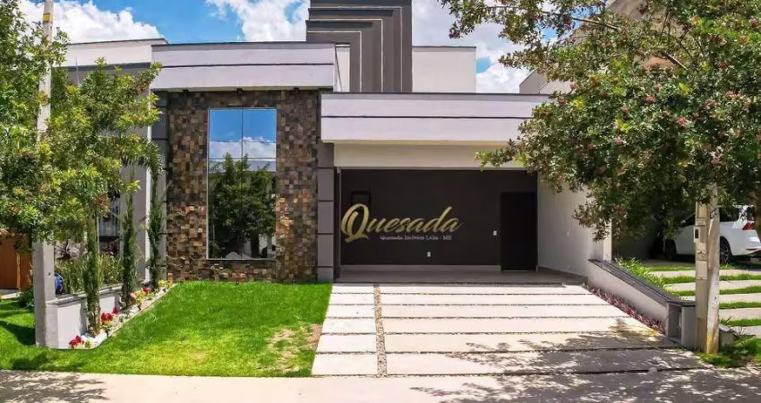 Casa térrea nova, à venda, 3 dormitórios, 1 suíte, planejados, piscina, condomínio di roma, indaiatuba.