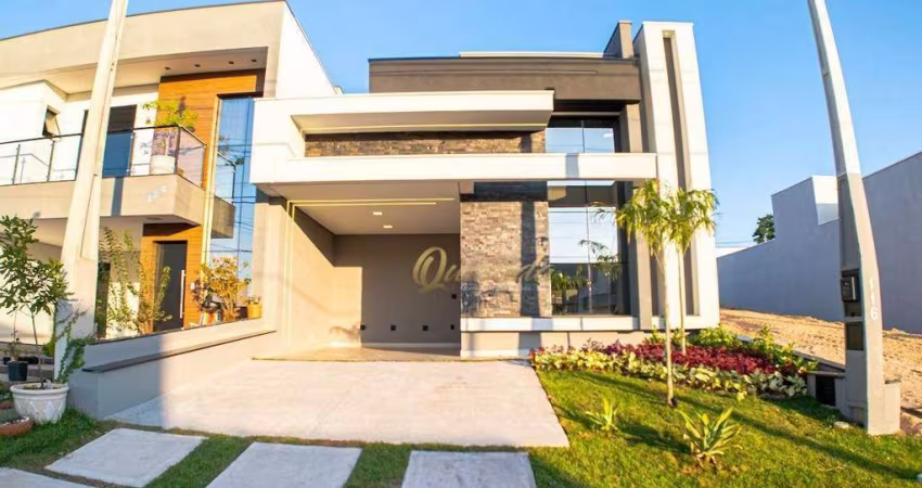 Casa térrea nova, à venda, 3 dormitórios, 1 suíte, planejados, Condomínio Gran Reserve, Indaiatuba.