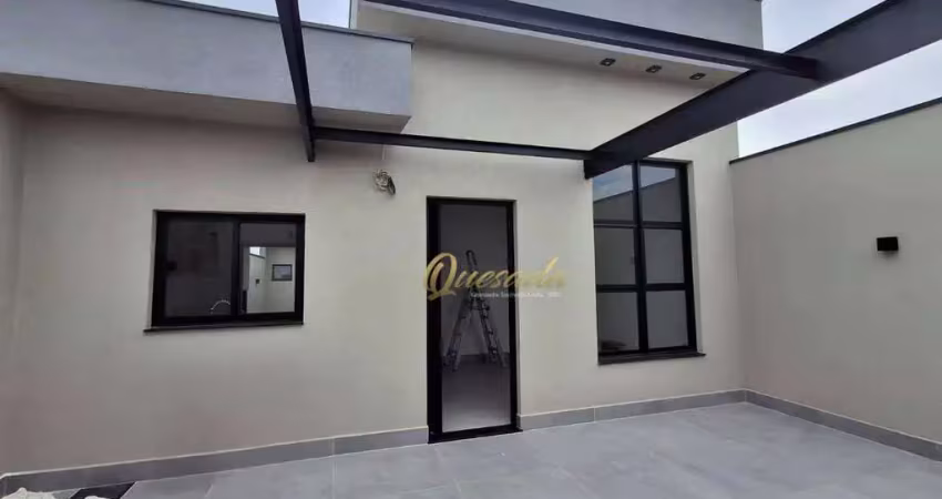 Casa térrea nova, à venda, 3 dormitórios, 1 suíte, planejados, Jardim Bom Sucesso, Indaiatuba.