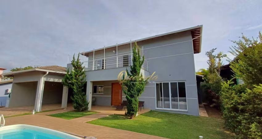 Chácara mobiliada, à venda, 4 dormitórios, 1 suíte, piscina, Condomínio Terras de Itaici, Indaiatuba.