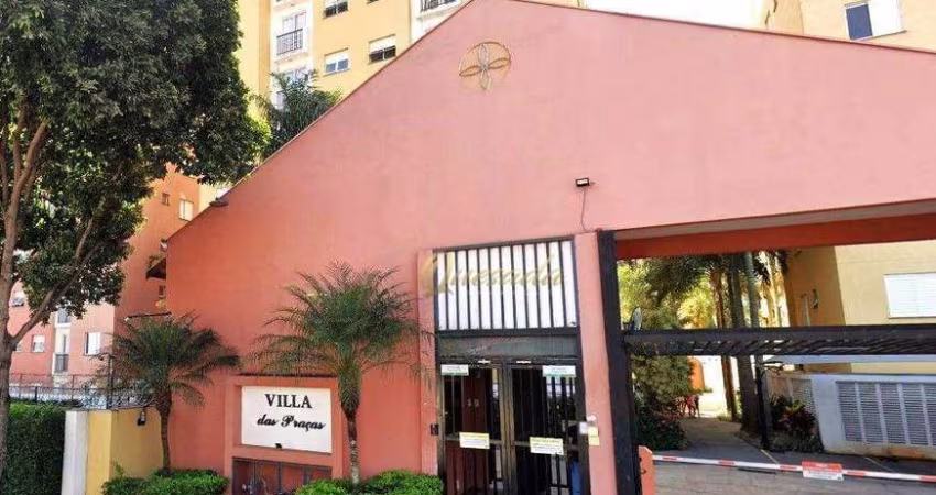 Apartamento à venda, 2 dormitórios, porteira fechada, Edifício Villa das Praças, Indaiatuba.