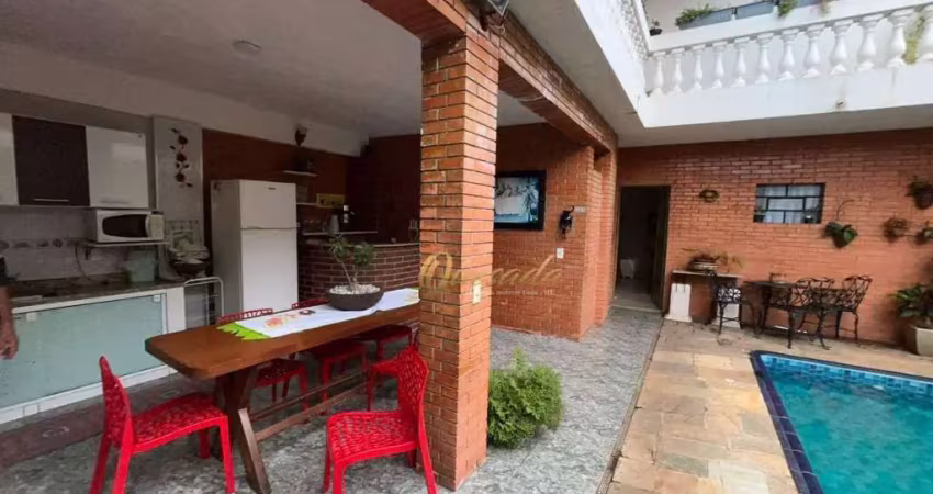 Sobrado à venda, 5 dormitórios, 3 suítes, piscina, área gourmet, jardim morada do sol, indaiatuba.