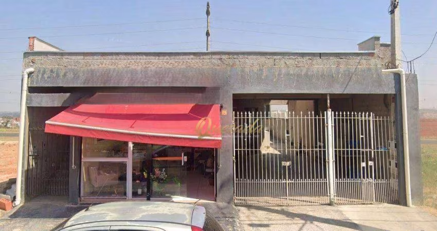 Casa térrea à venda, 3 dormitórios, 1 suíte, salão comercial, Jardim dos Colibris, Indaiatuba.