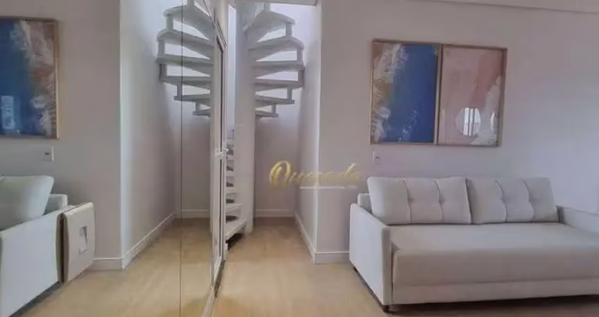 Apartamento duplex cobertura à venda, 2 quartos, 1 suíte, planejados, terraço, edifício gracias, indaiatuba.