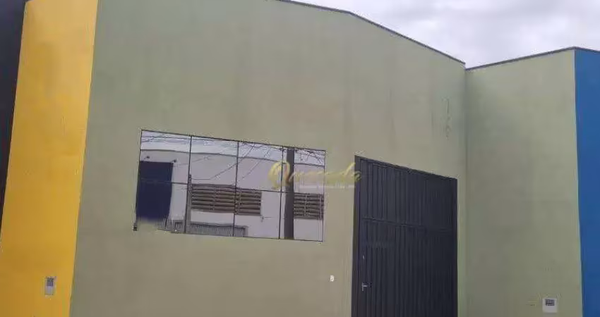 Galpão comercial para alugar, mezanino, copa, banheiros, jardim belo horizonte, indaiatuba.