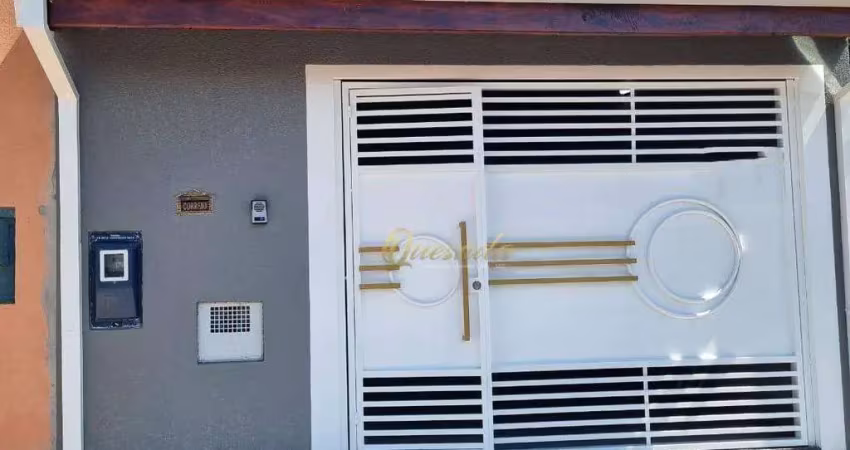 Casa térrea nova à venda, 3 quartos, 1 suíte, vila brizzola, indaiatuba.