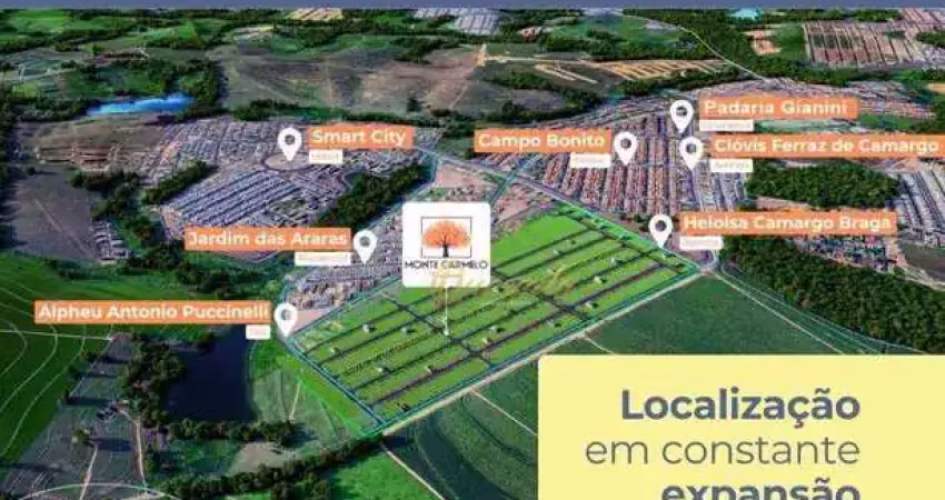 Terreno misto de esquina à venda, 271,09 m², plano, residencial monte carmelo, indaiatuba.