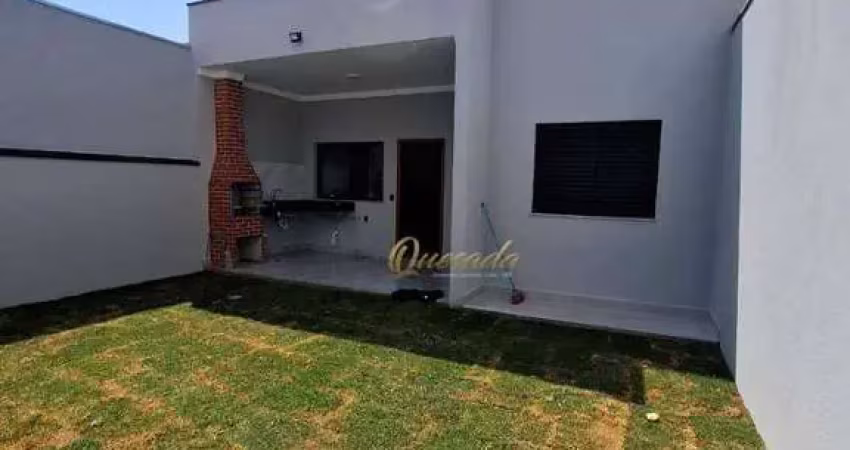 Casa térrea nova à venda, 2 dormitórios, área gourmet, smart city, indaiatuba.