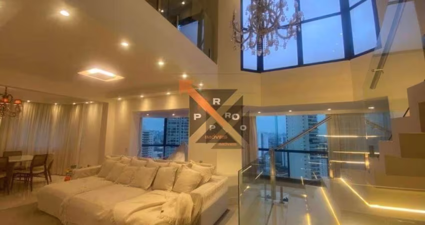 Linda Cobertura c/ 3 quartos, 3 suítes e 4 vagas, 450m², Localização Privilegiada