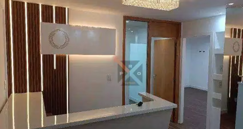 Sala comercial de 72 m² -metrô faria lima - 1 vaga - 4 salas - recepção - ar condicionado - seguro fiança ou fiador