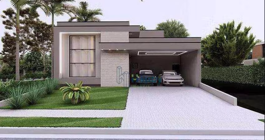 Casa com 3 dormitórios à venda, 192 m² por R$ 1.590.000 - Residencial Royal Garden - Paulínia/SP