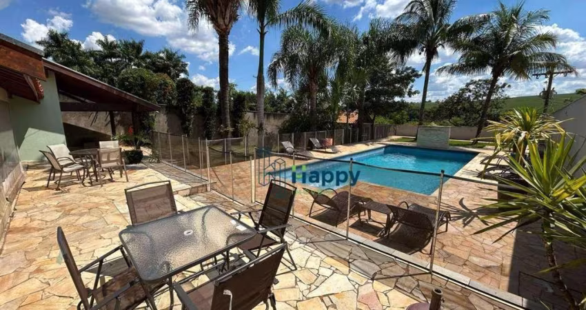 Chácara com 3 dormitórios, 800 m² - venda por R$ 1.200.000 ou aluguel por R$ 6.550/mês - Parque da Represa - Paulínia/SP