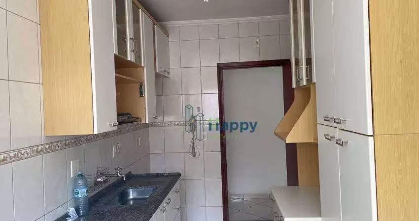 Apartamento com 2 dormitórios para alugar, 70 m² por r$ 2.800,00/mês - residencial itália - paulínia/sp