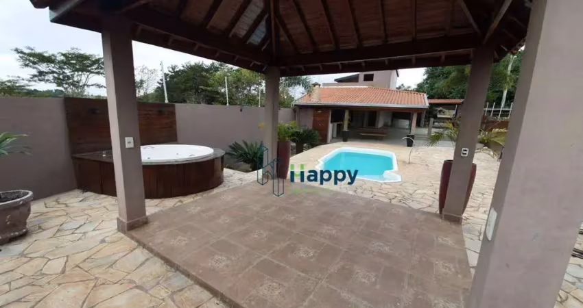 Chácara com 3 dormitórios para alugar, 800 m² por r$ 5.850/mês - parque da represa - paulínia/sp