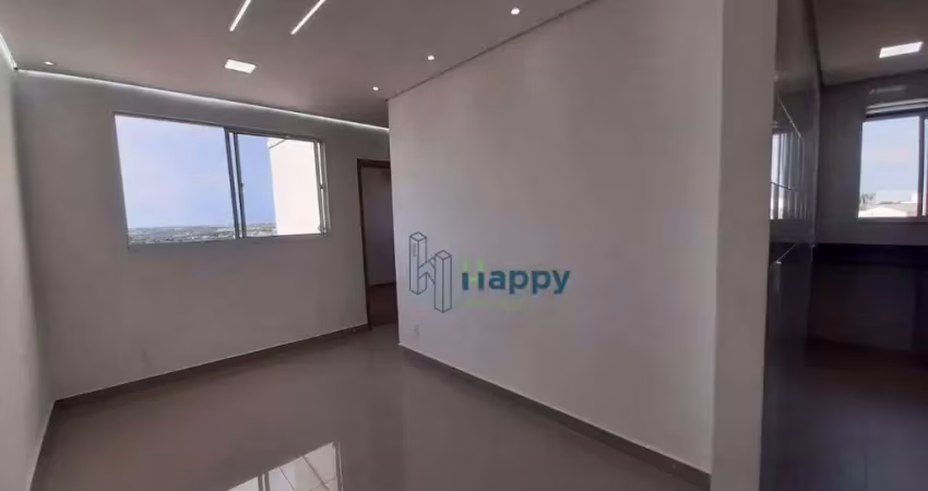 Apartamento com 2 dormitórios para alugar, 45 m² por r$ 2.575,00/mês - parque ponte romana - paulínia/sp