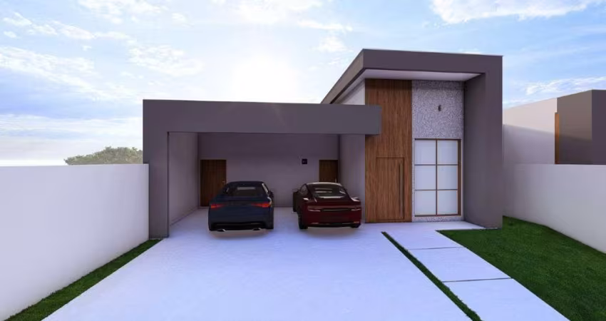 Casa em construção.