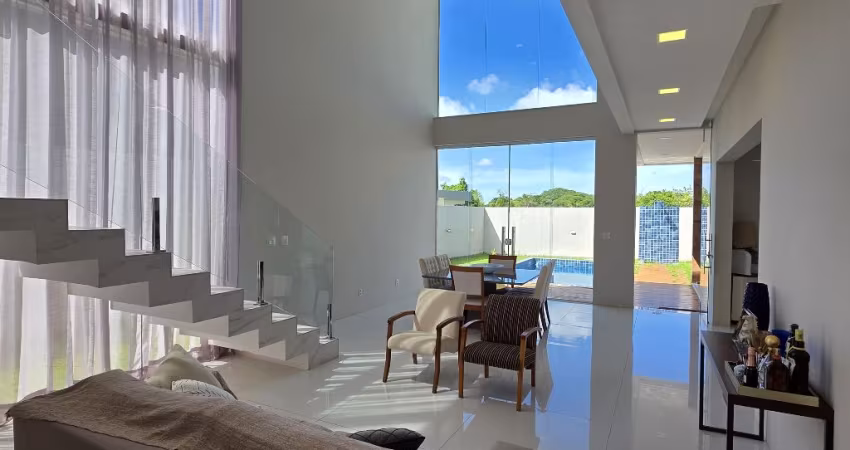 Linda Casa em Alphaville Litoral Norte 3 com quatro suítes Bahia